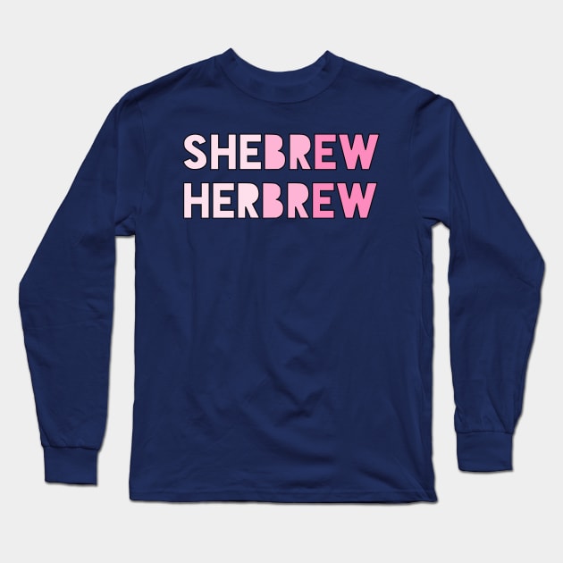 Shebrew/Herbrew Long Sleeve T-Shirt by dikleyt